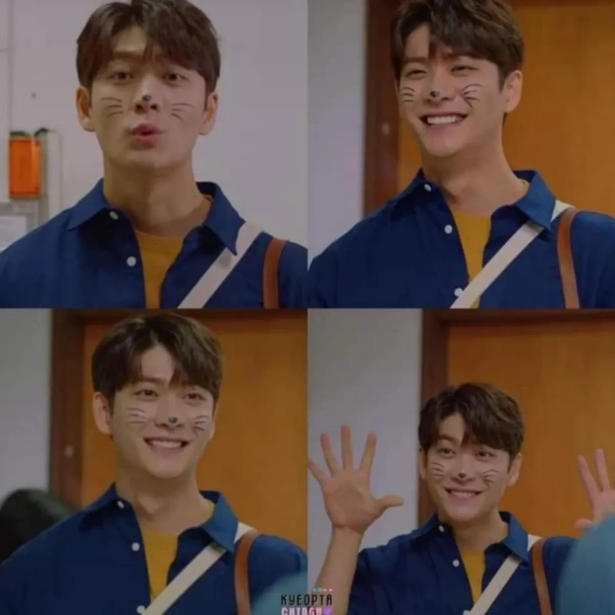 Behind-the-scenes cut of Kang Taeoh