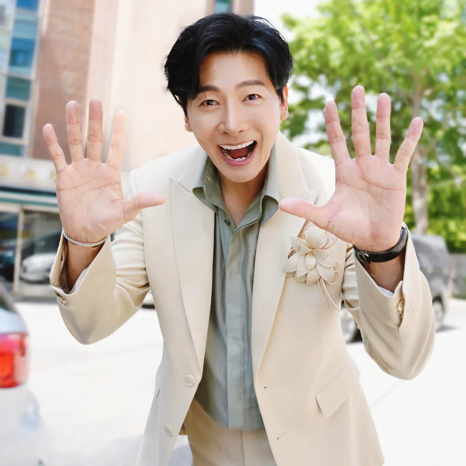 Recent activity shot of Kim Yongpil
