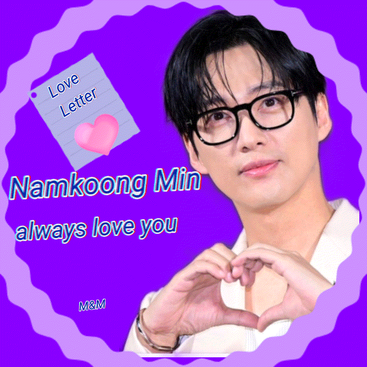 Behind-the-scenes cut of Namkoong Min