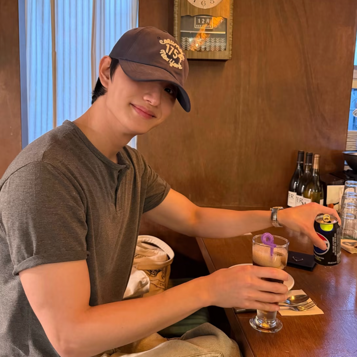 Recent activity shot of Kim Jaewon
