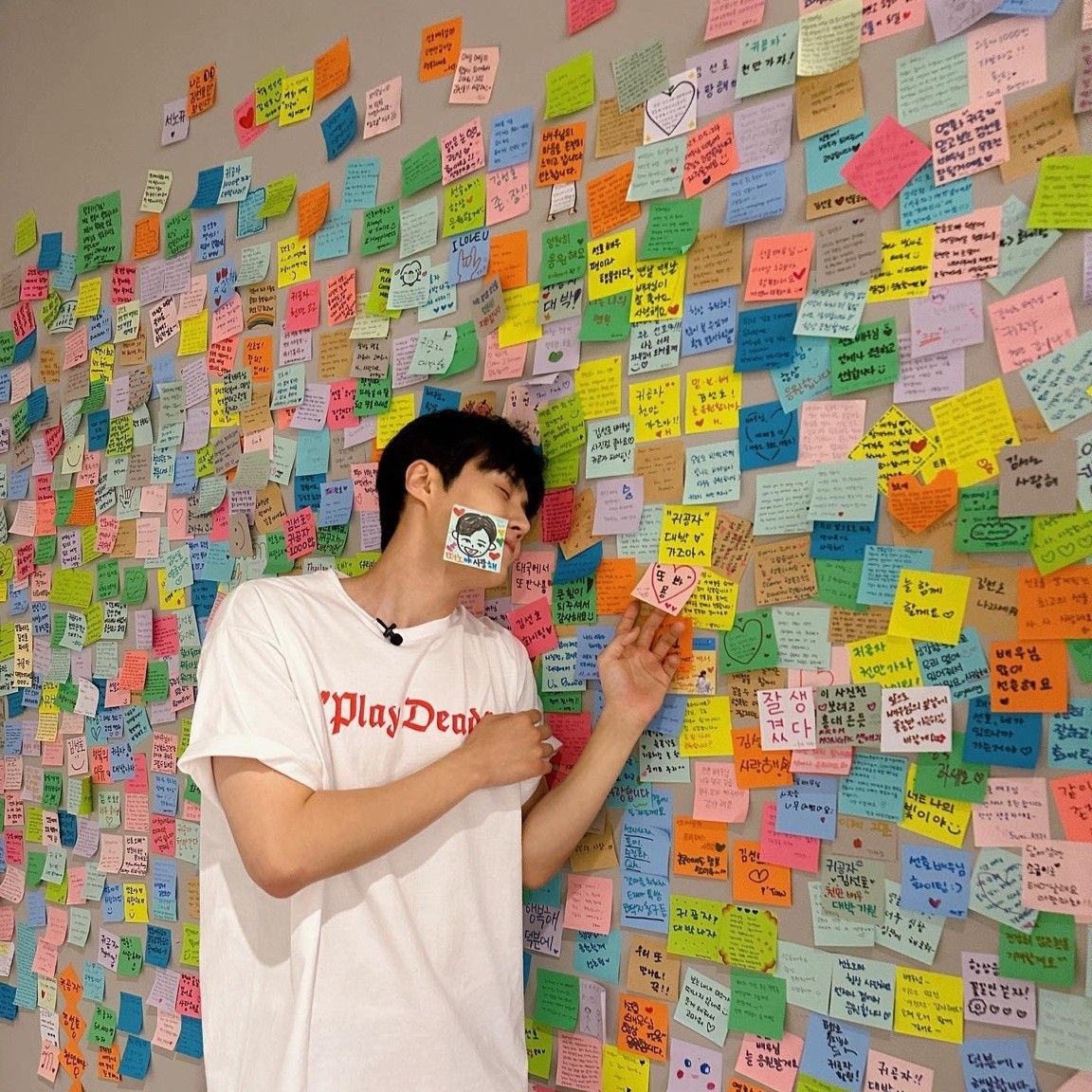 A moment captured by a fan of Kim Seonho