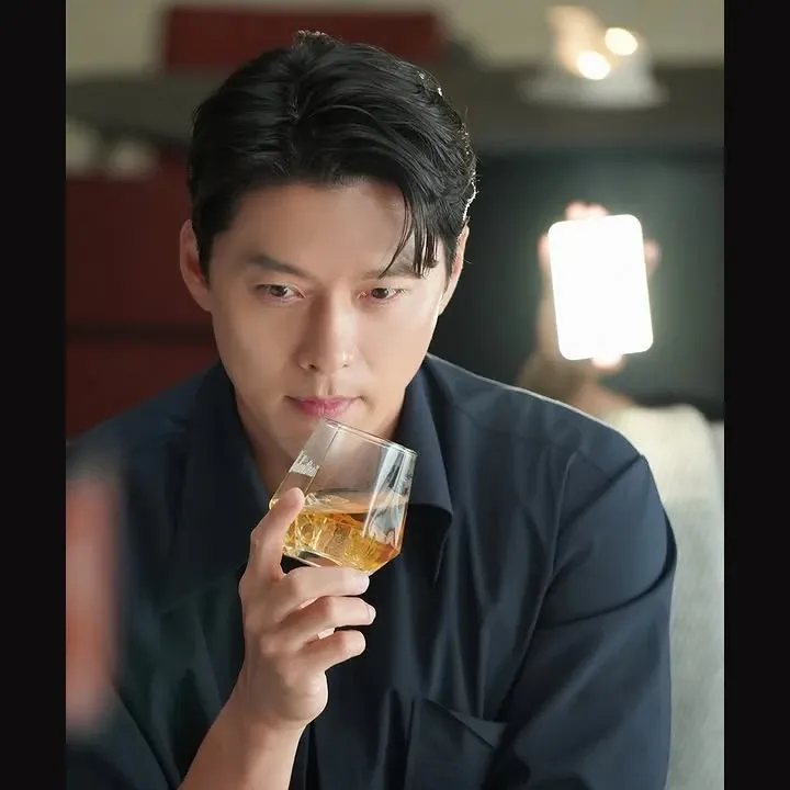 Recent activity shot of Hyun Bin