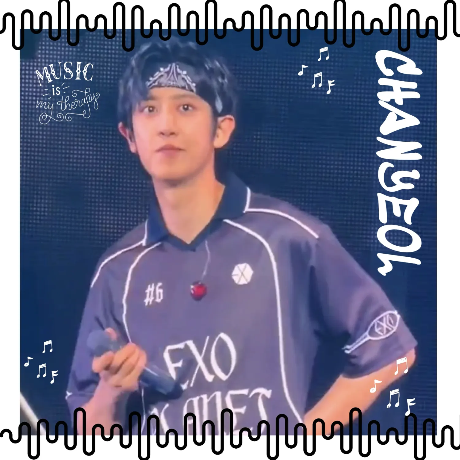 Recent activity shot of Chanyeol