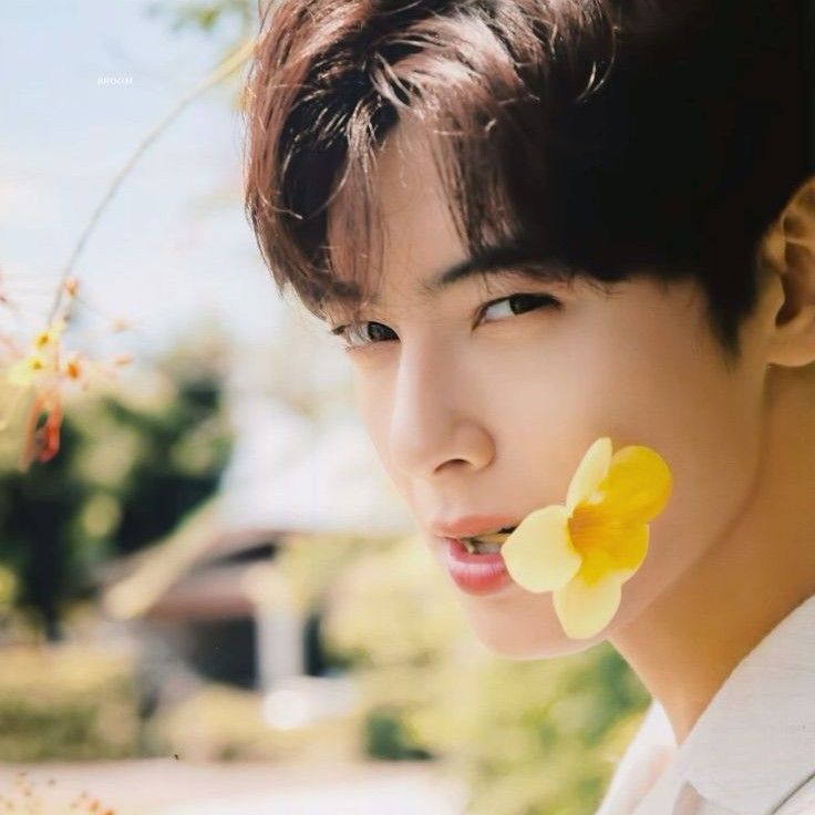 Behind-the-scenes cut of Cha Eunwoo