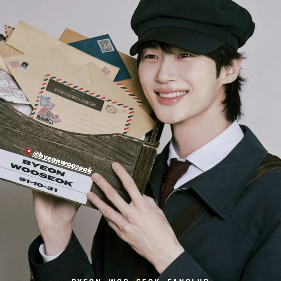 A moment captured by a fan of Byeon Wooseok