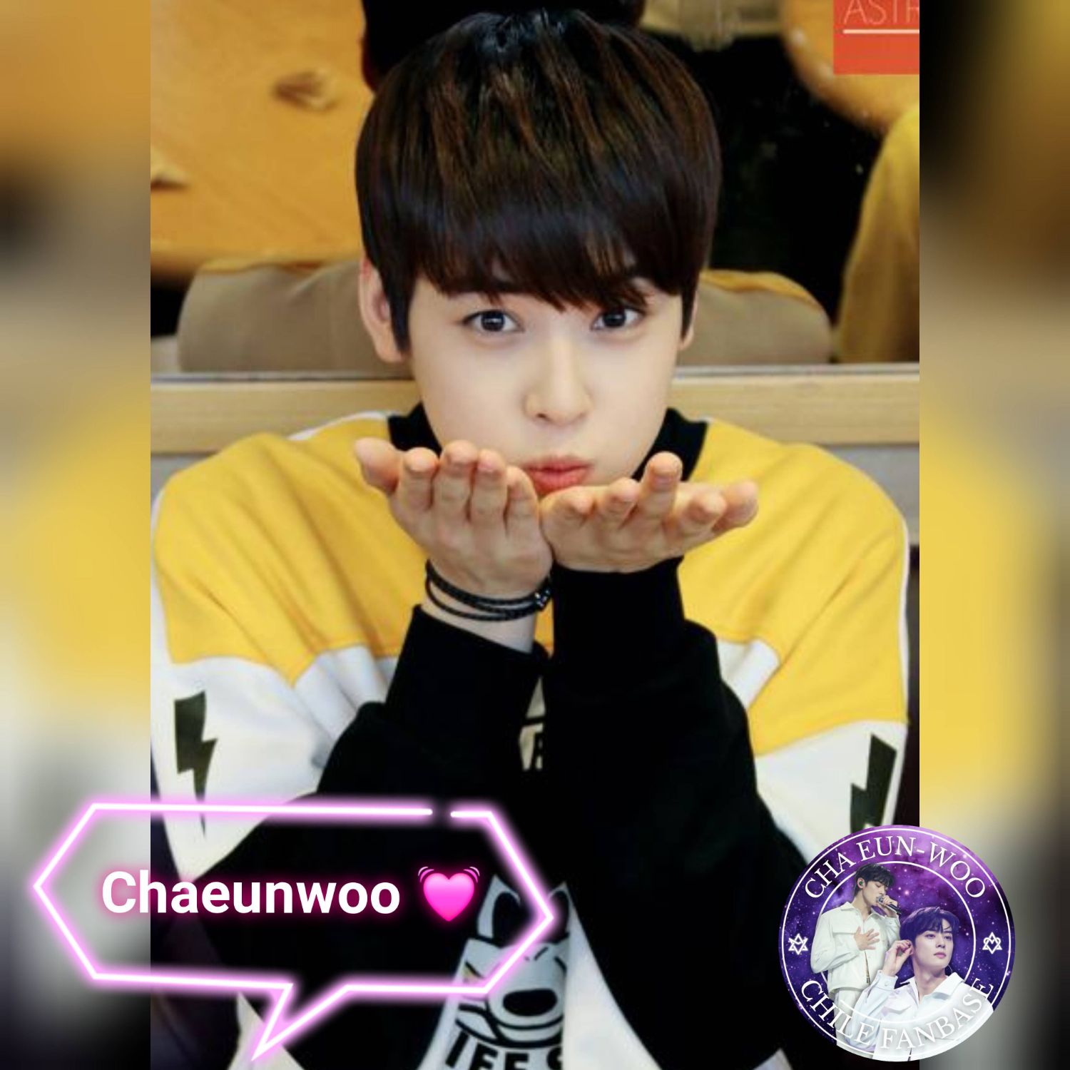 Recent activity shot of Cha Eunwoo