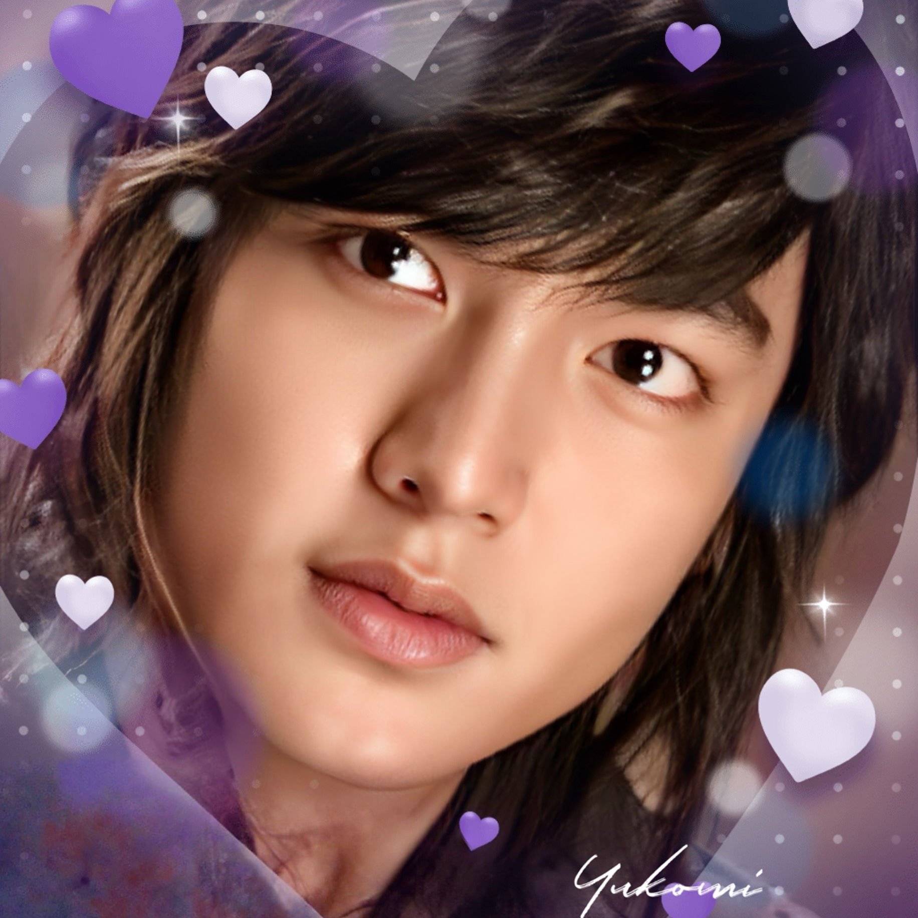 粉丝拍下的李敏镐瞬间