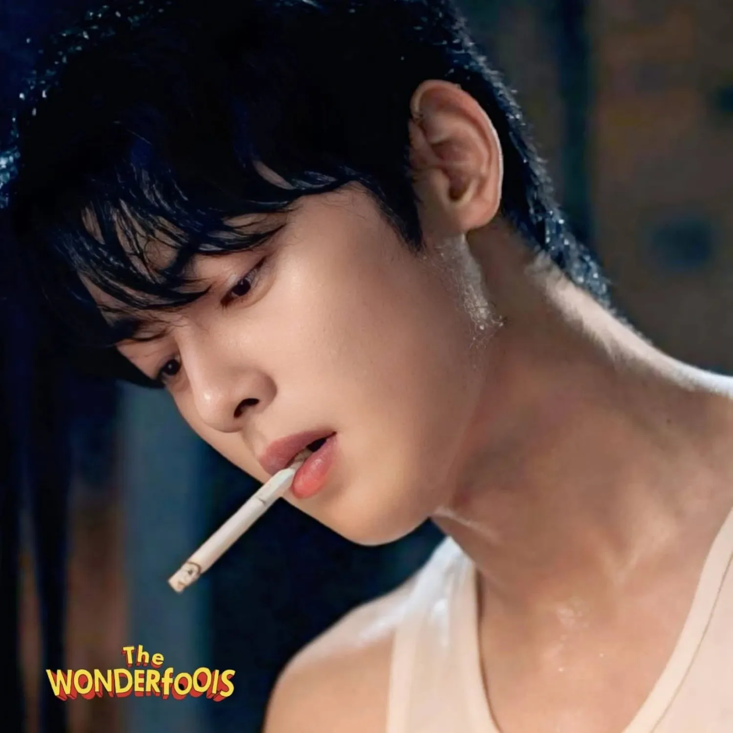 Behind-the-scenes cut of Cha Eunwoo