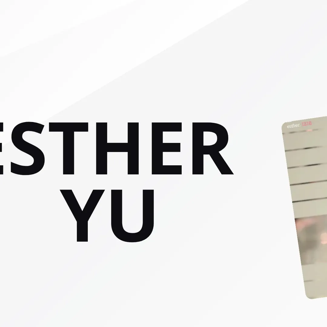 Behind-the-scenes cut of Esther Yu