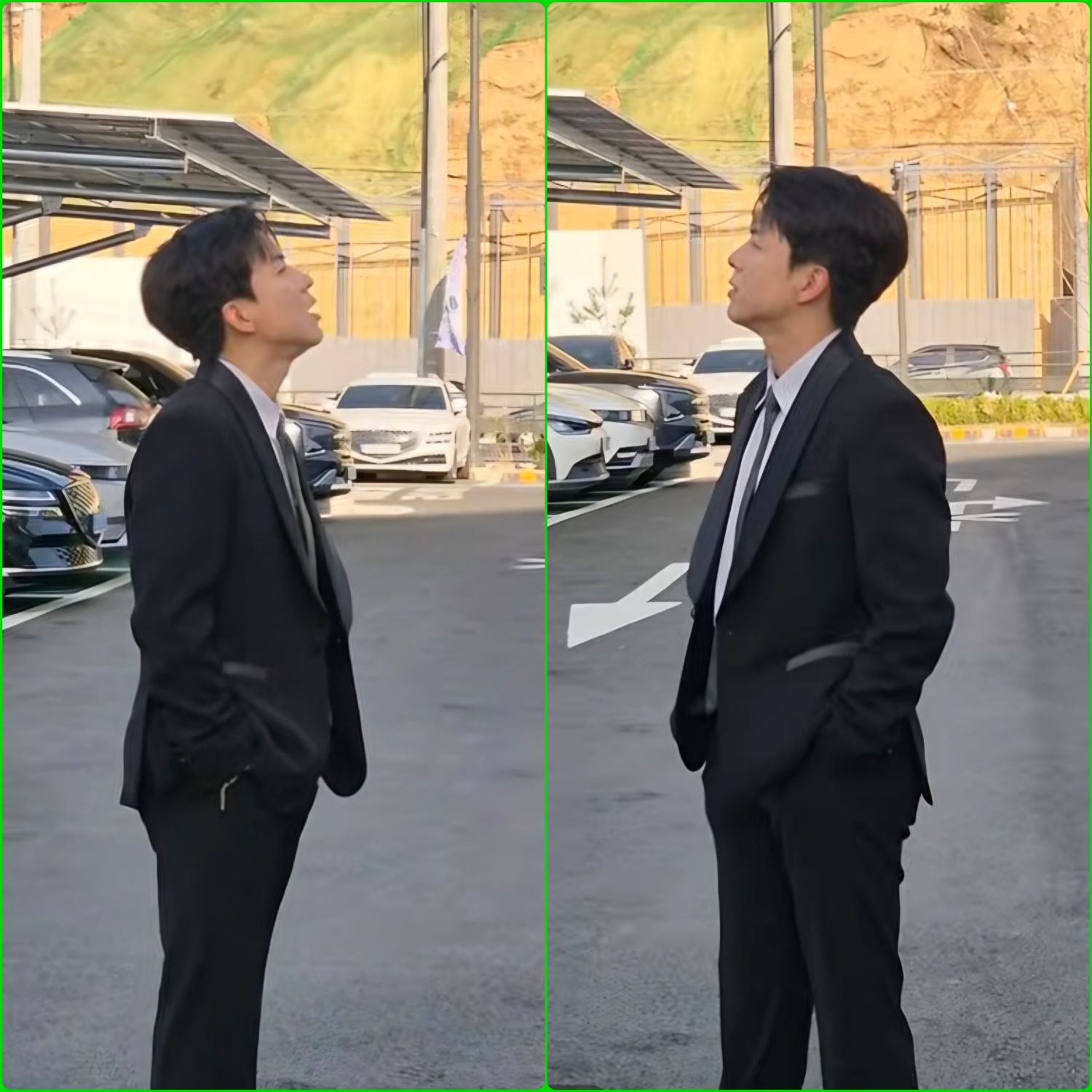 Behind-the-scenes cut of Na Taejoo