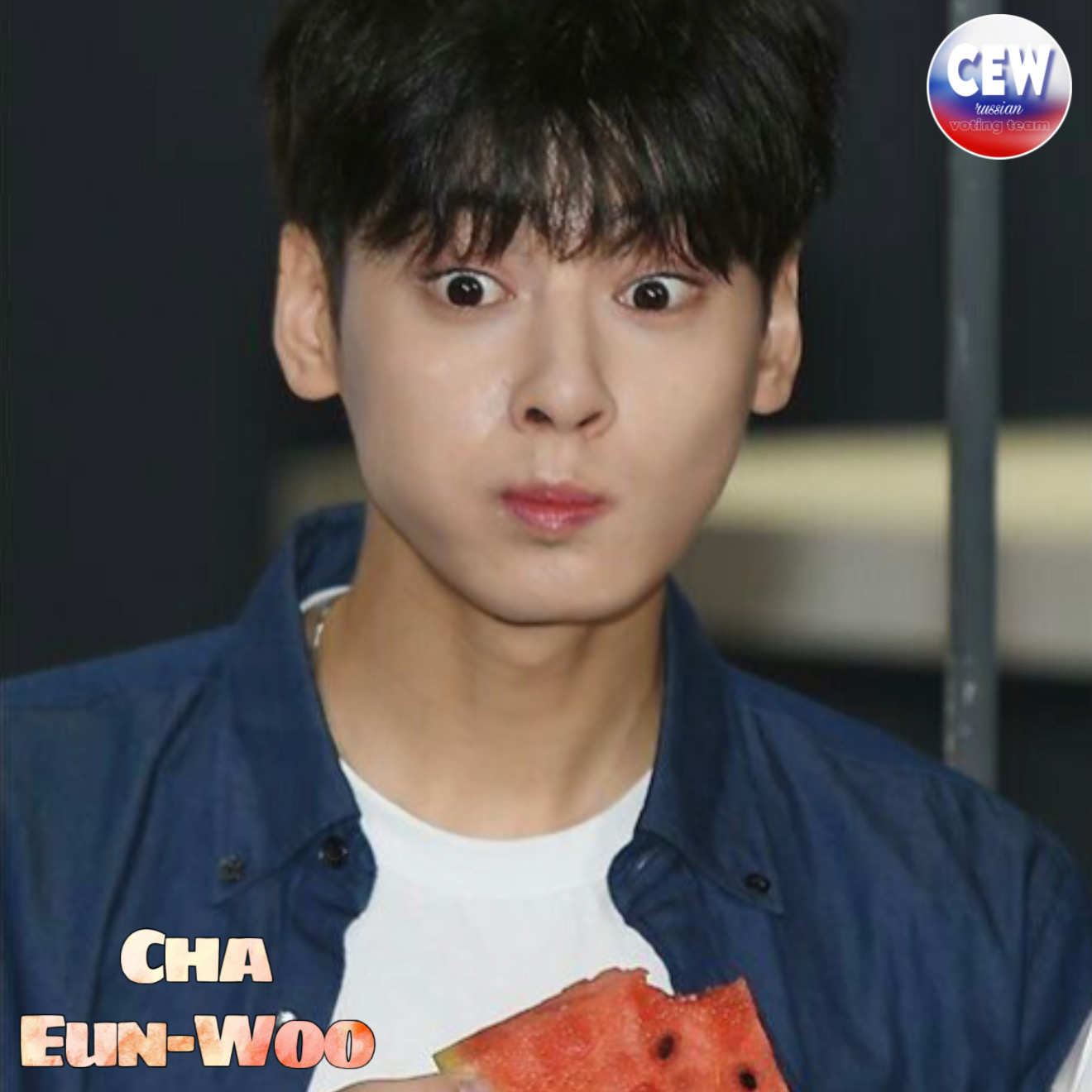 Behind-the-scenes cut of Cha Eunwoo