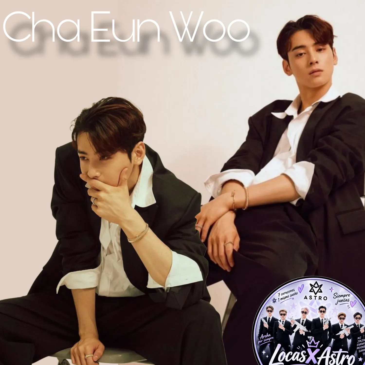 Behind-the-scenes cut of Cha Eunwoo