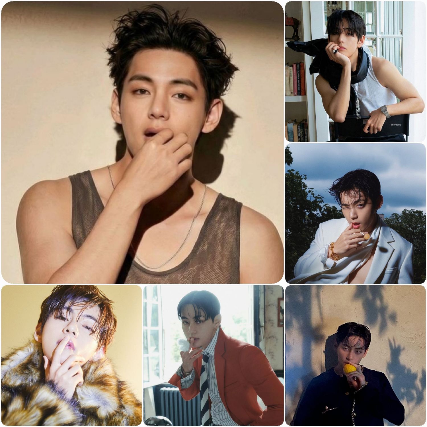 Recent activity shot of Kim Taehyung (V)