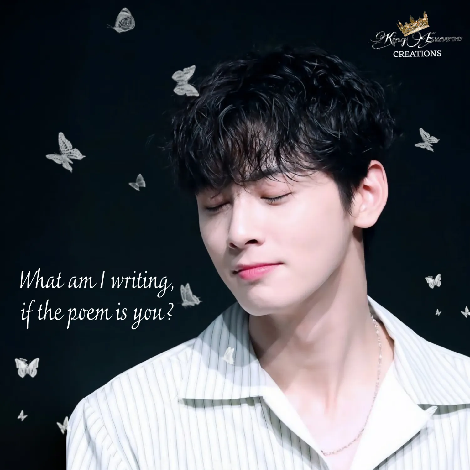 Behind-the-scenes cut of Cha Eunwoo
