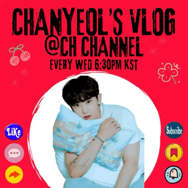 Recent activity shot of Chanyeol