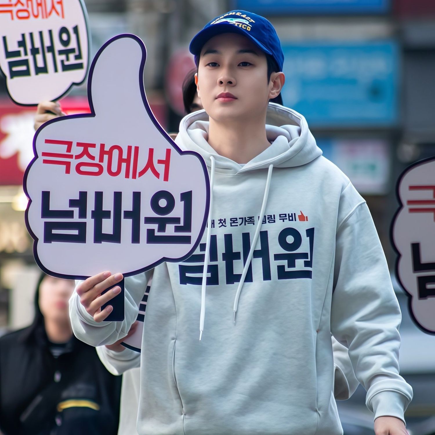 A moment captured by a fan of Choi Wooshik