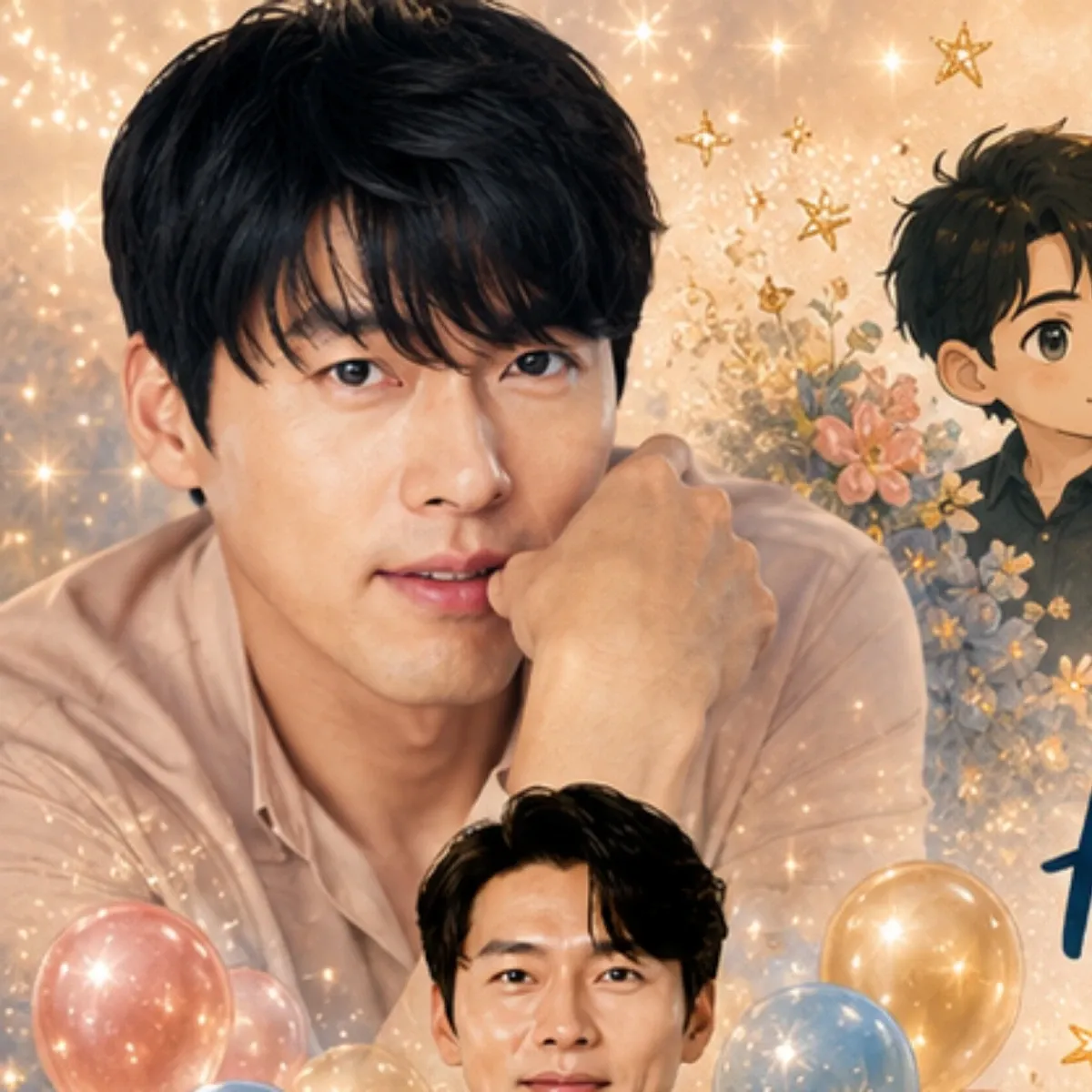 Cuplikan di balik layar dari Hyun Bin