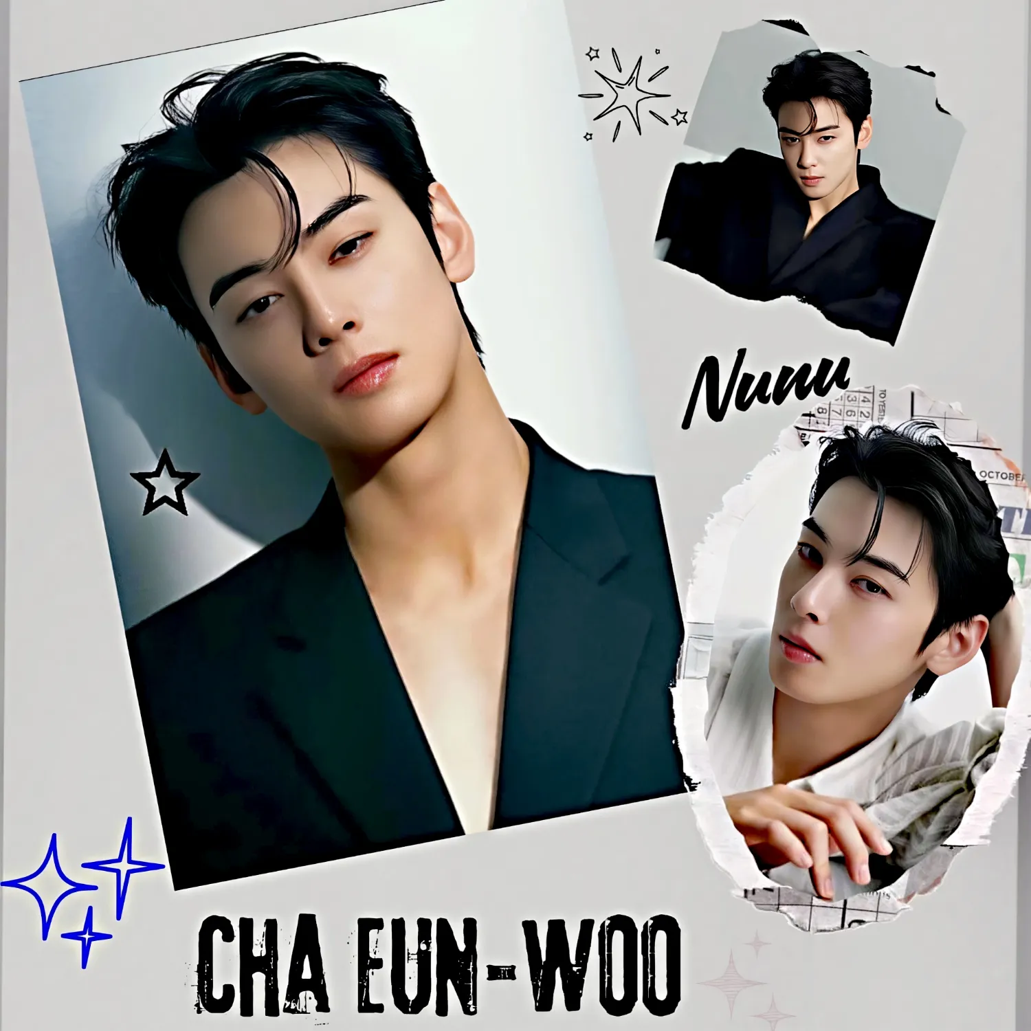 Behind-the-scenes cut of Cha Eunwoo