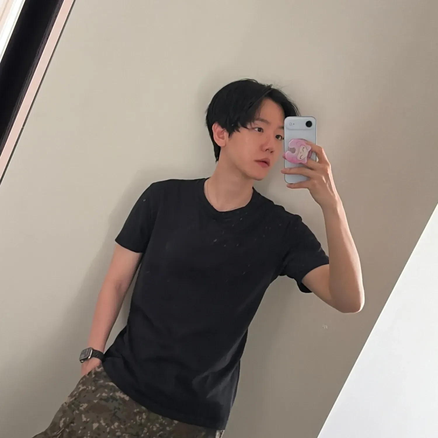 Recent activity shot of Baekhyun