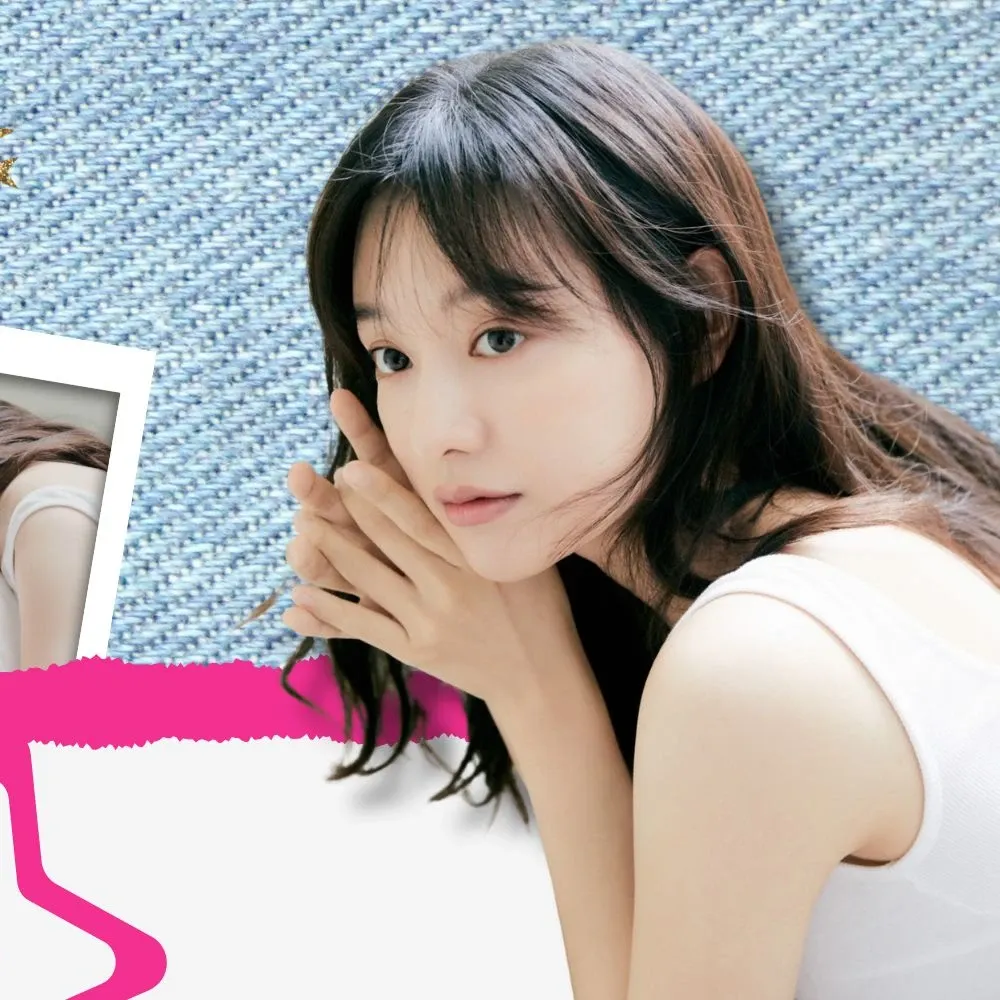Behind-the-scenes cut of Kim Jiwon
