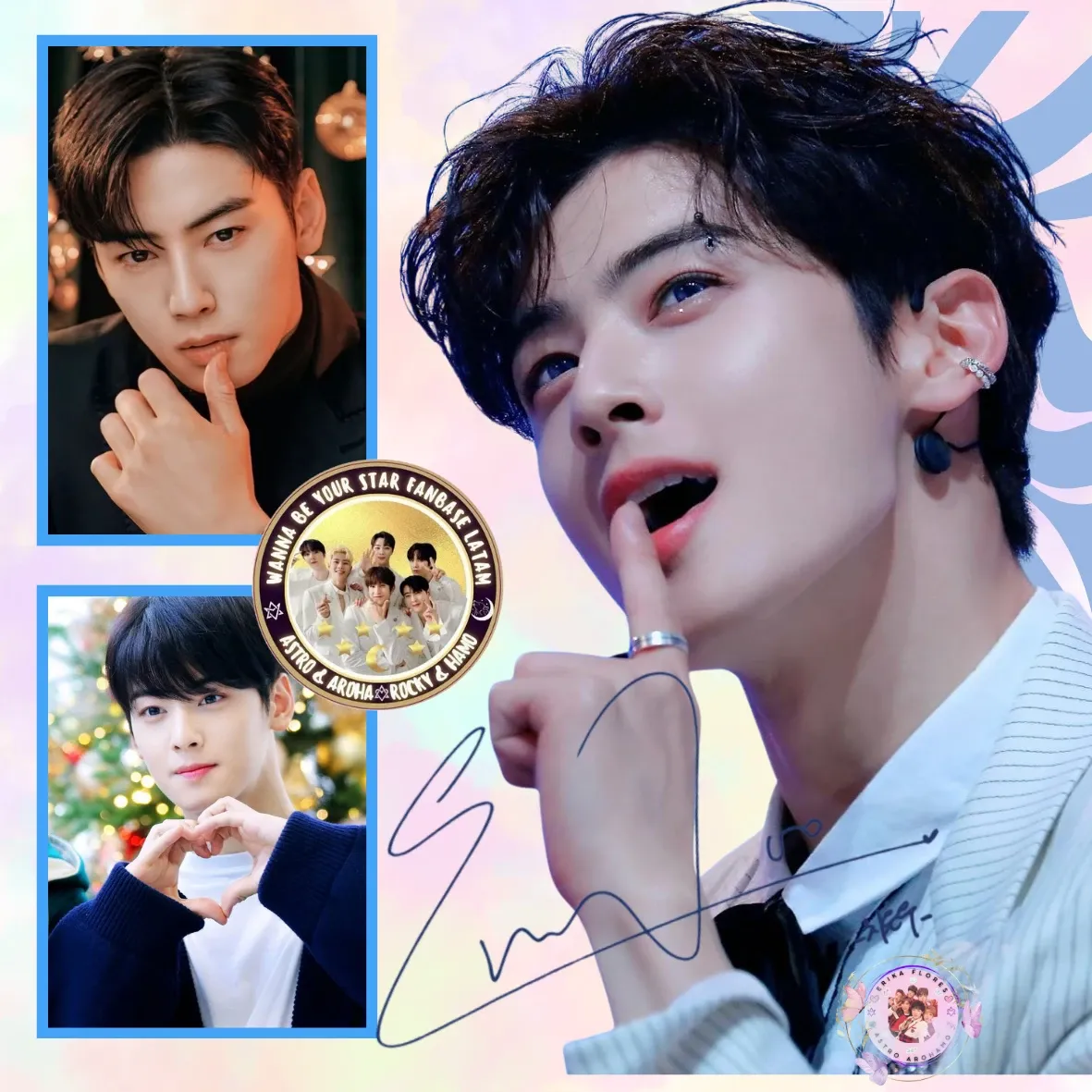 Recent activity shot of Cha Eunwoo