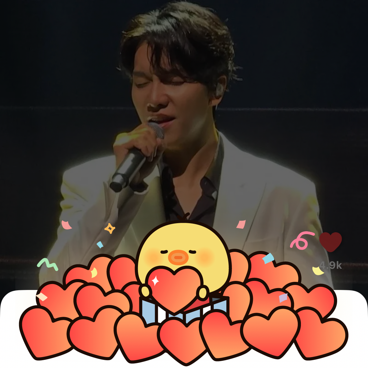 A moment captured by a fan of Lee Seunggi