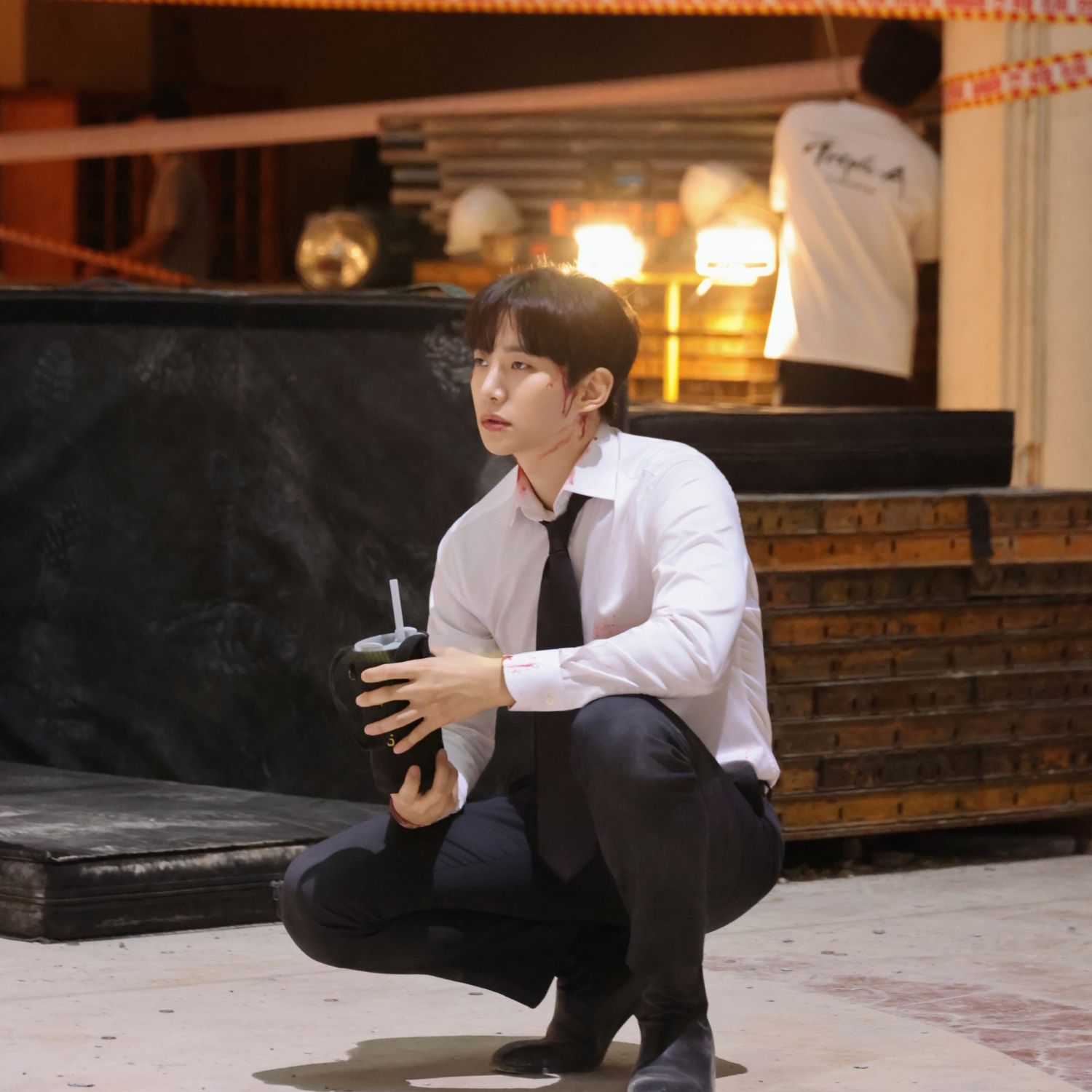 粉丝拍下的李俊昊瞬间