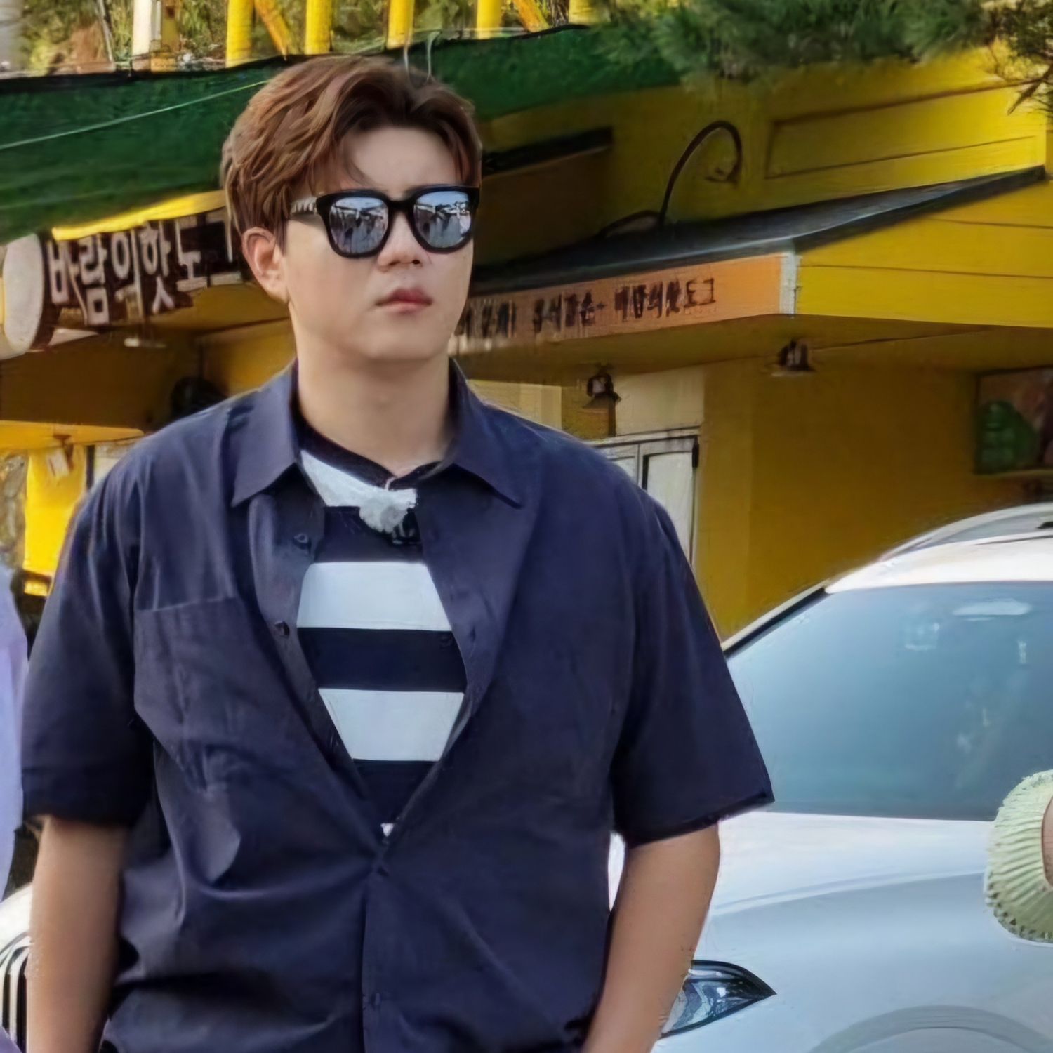 粉丝拍下的晋海成瞬间