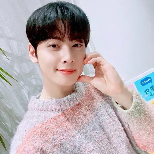 Recent activity shot of Cha Eunwoo