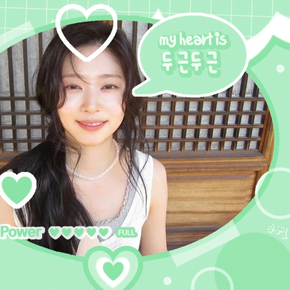 Behind-the-scenes cut of Kim Minju