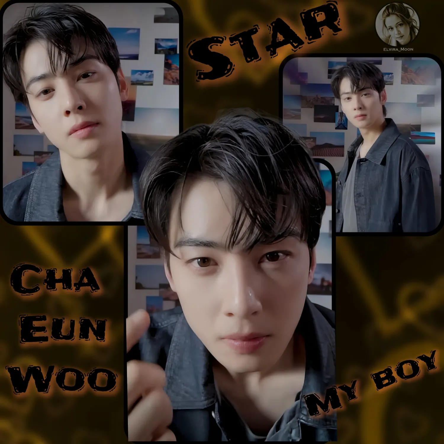 Behind-the-scenes cut of Cha Eunwoo