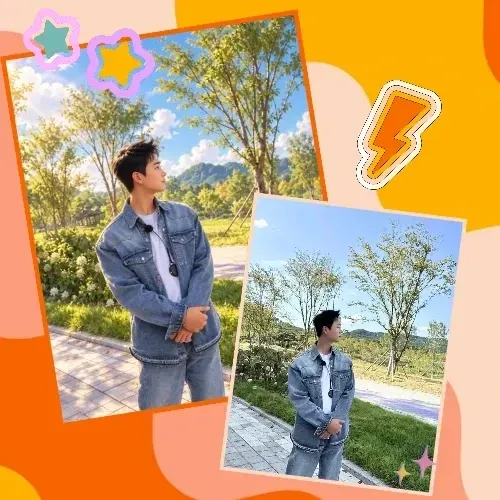 A moment captured by a fan of Song Minjun