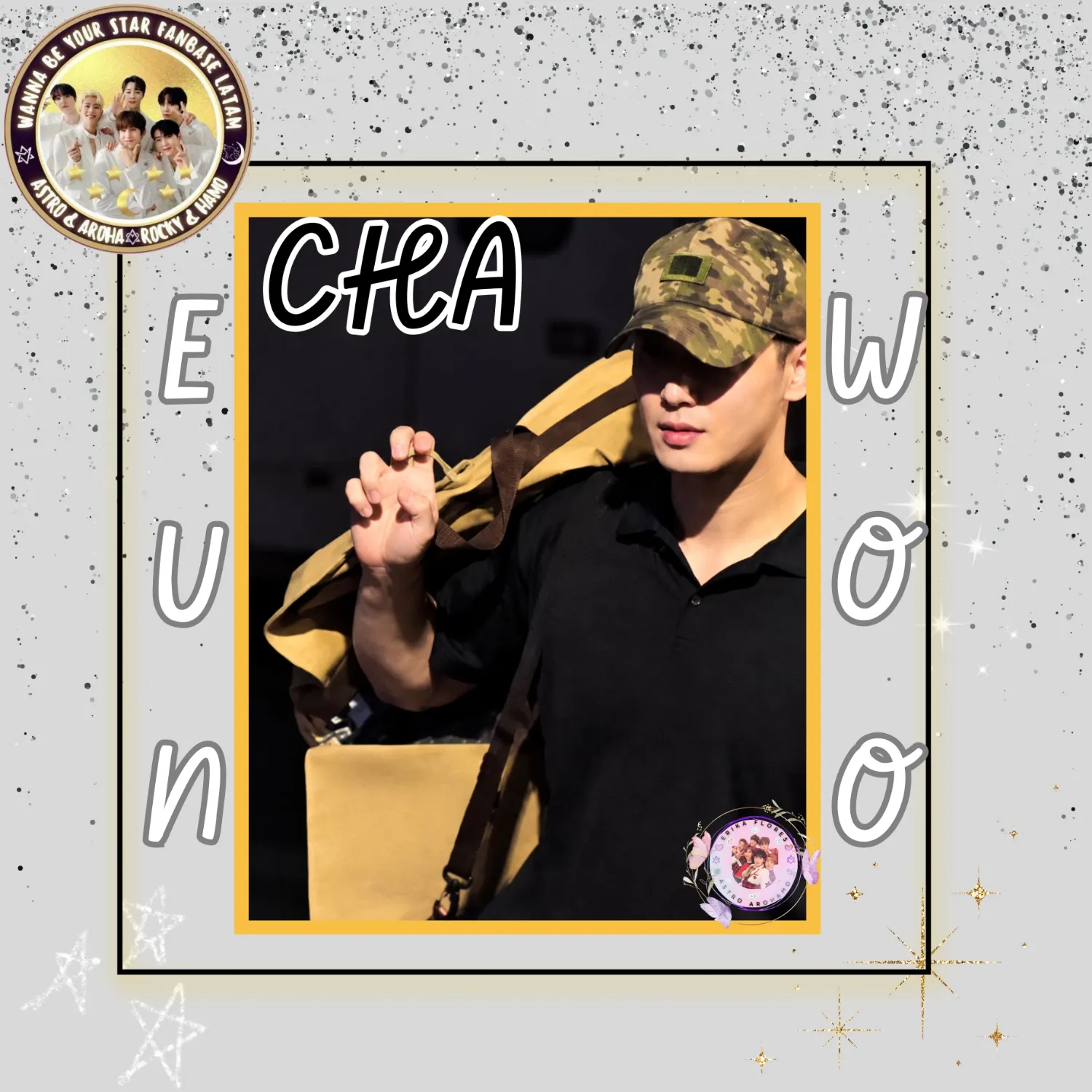 A moment captured by a fan of Cha Eunwoo
