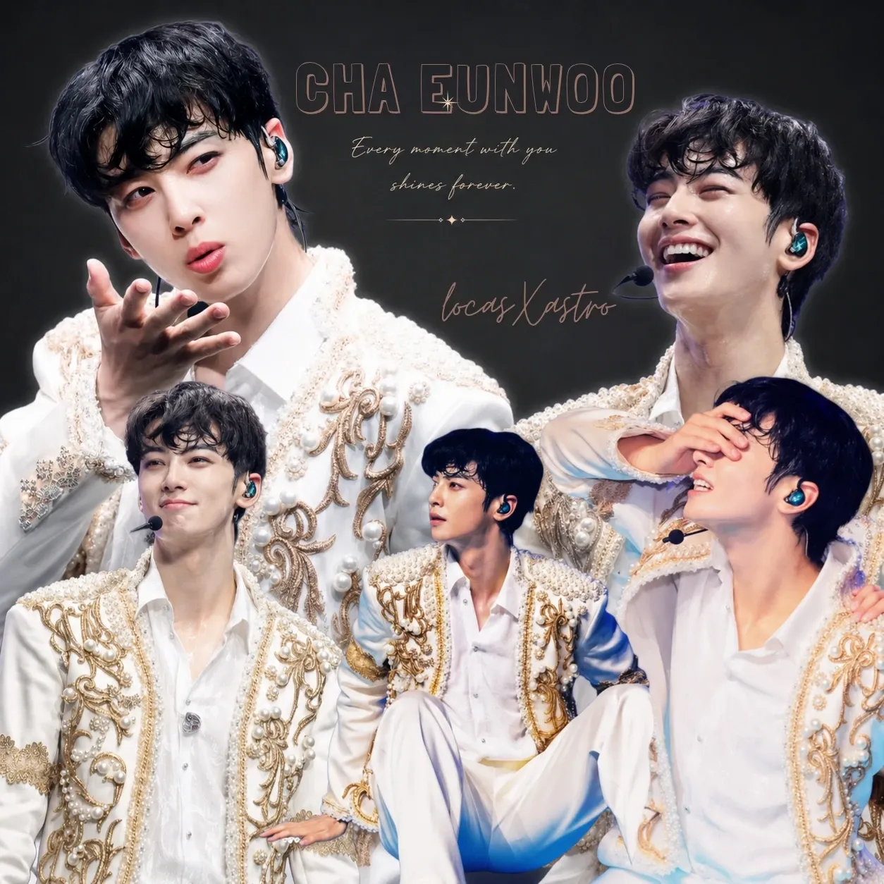 A moment captured by a fan of Cha Eunwoo