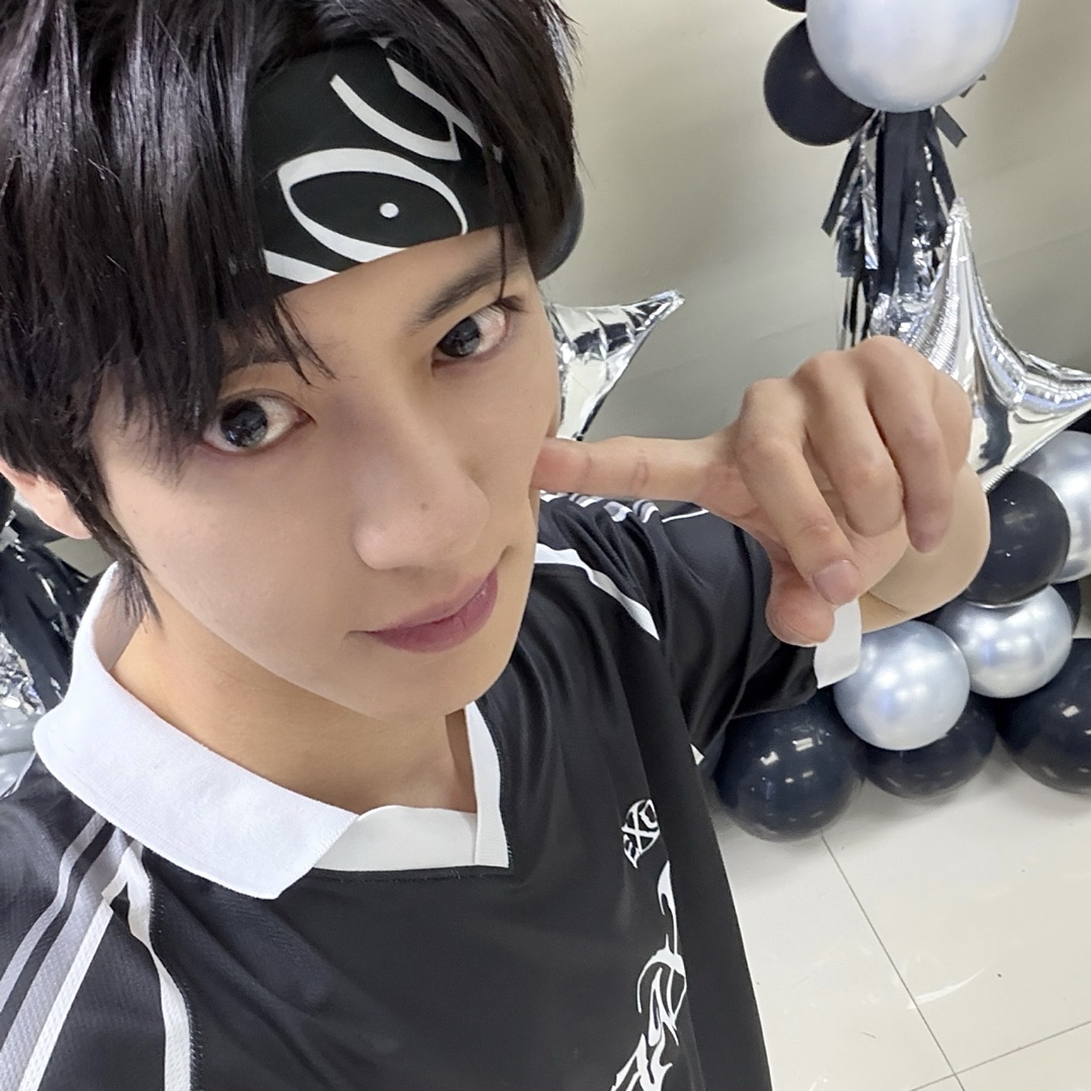 Behind-the-scenes cut of Chanyeol