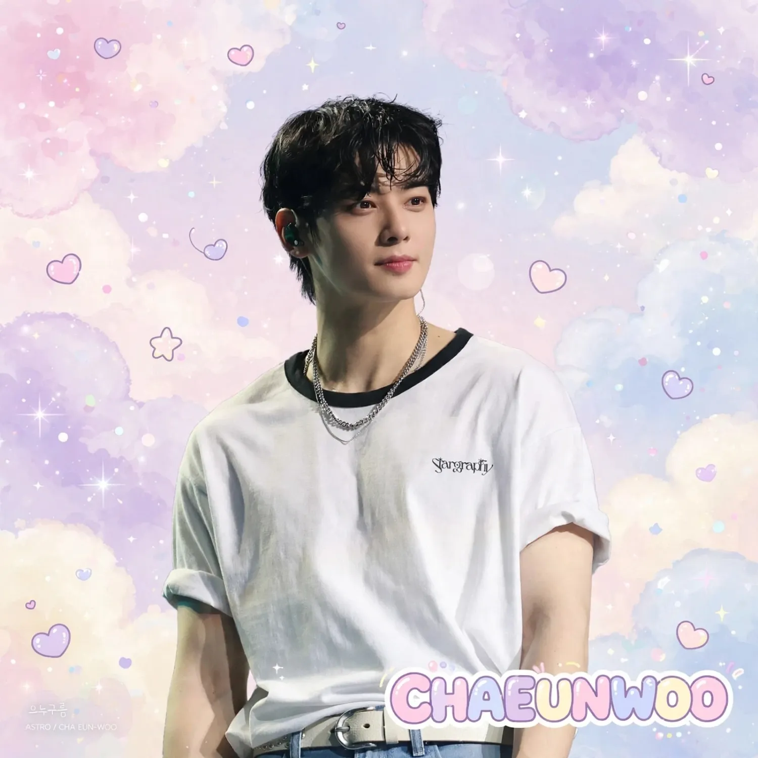 Behind-the-scenes cut of Cha Eunwoo