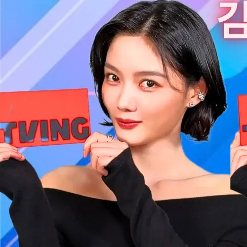 Behind-the-scenes cut of Kim Youjung