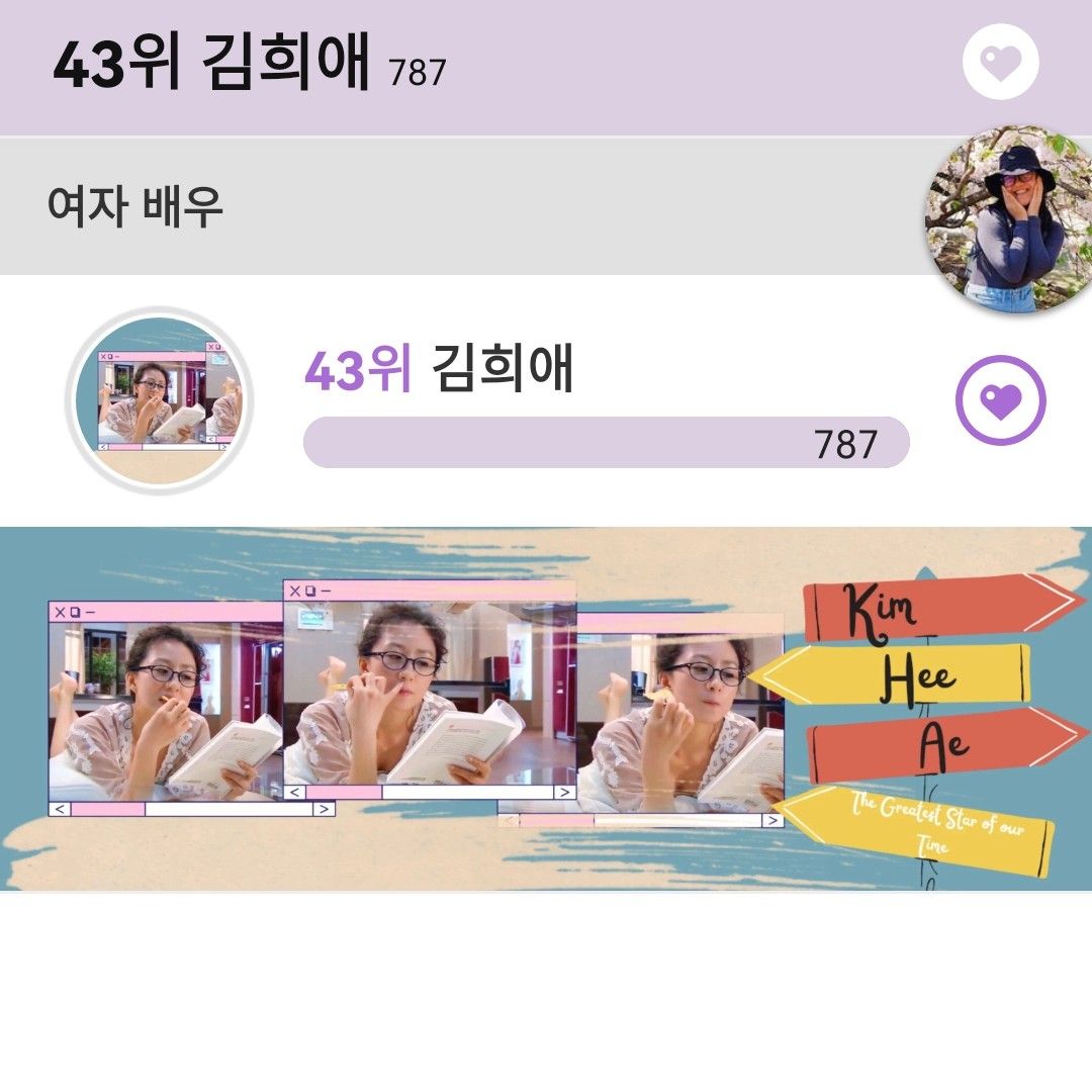 Recent activity shot of Kim Heeae