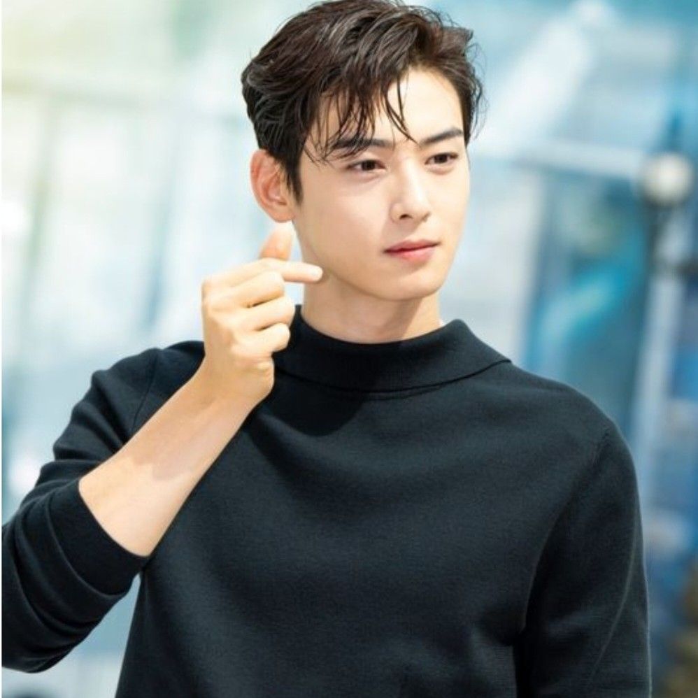 A moment captured by a fan of Cha Eunwoo