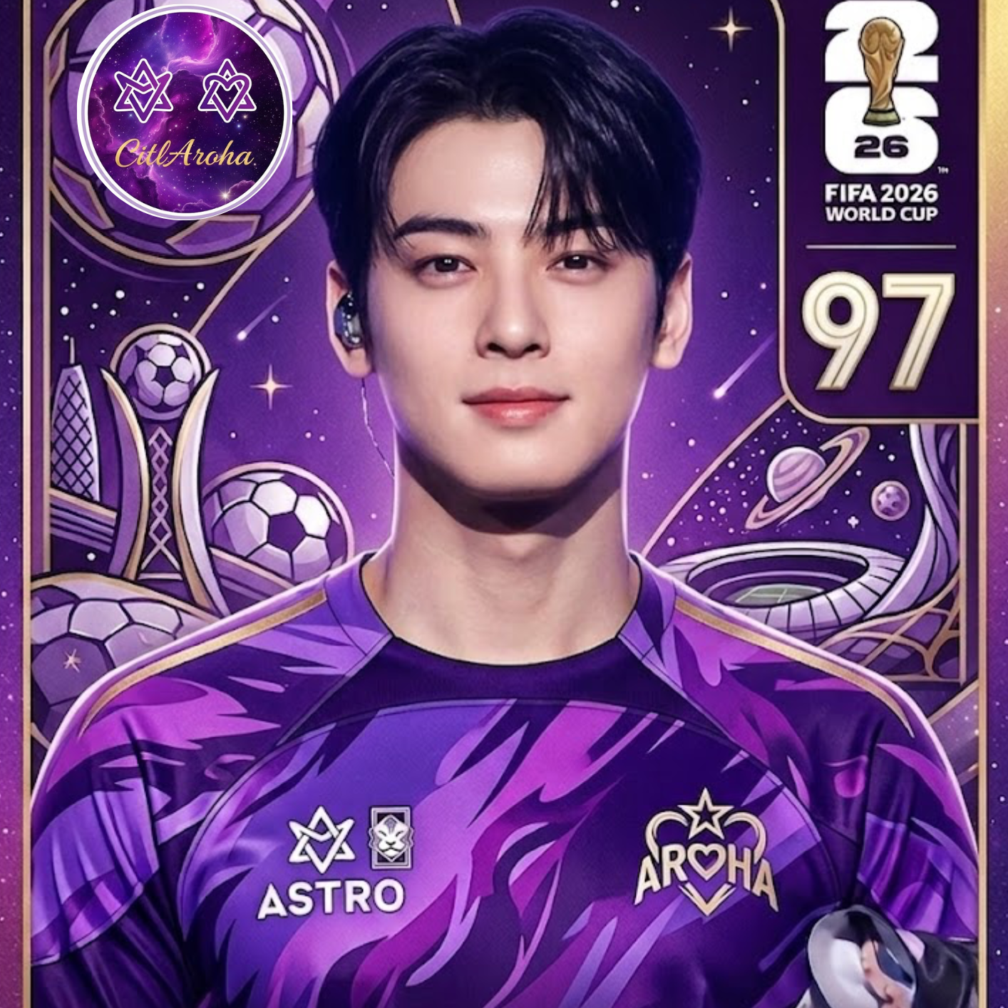 Recent activity shot of Cha Eunwoo