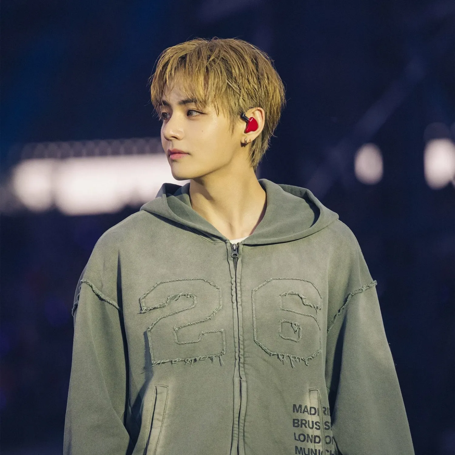 Recent activity shot of Kim Taehyung (V)