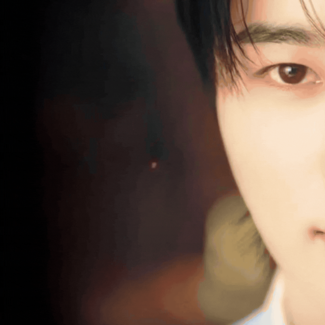 A moment captured by a fan of Byeon Wooseok