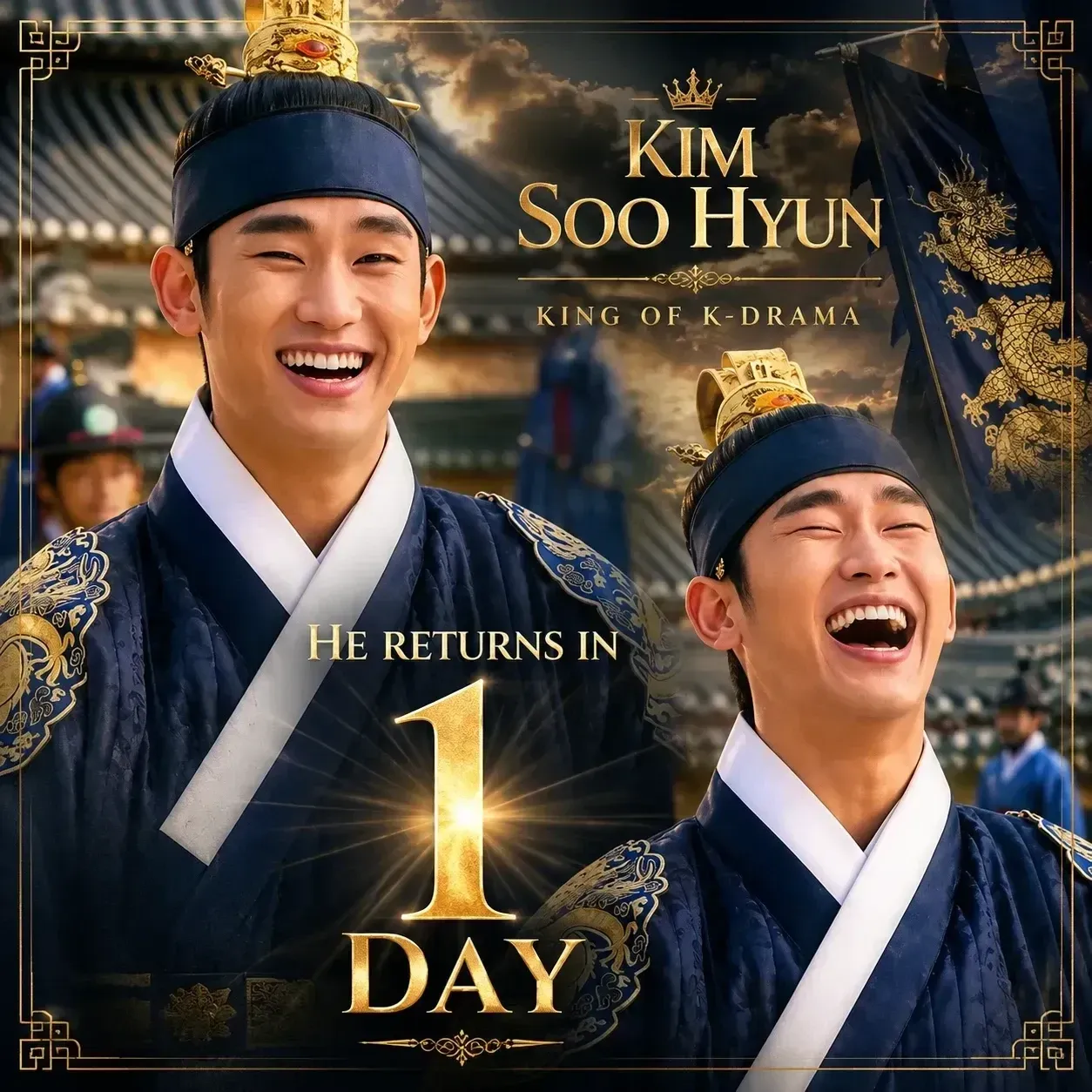 Behind-the-scenes cut of Kim Soohyun