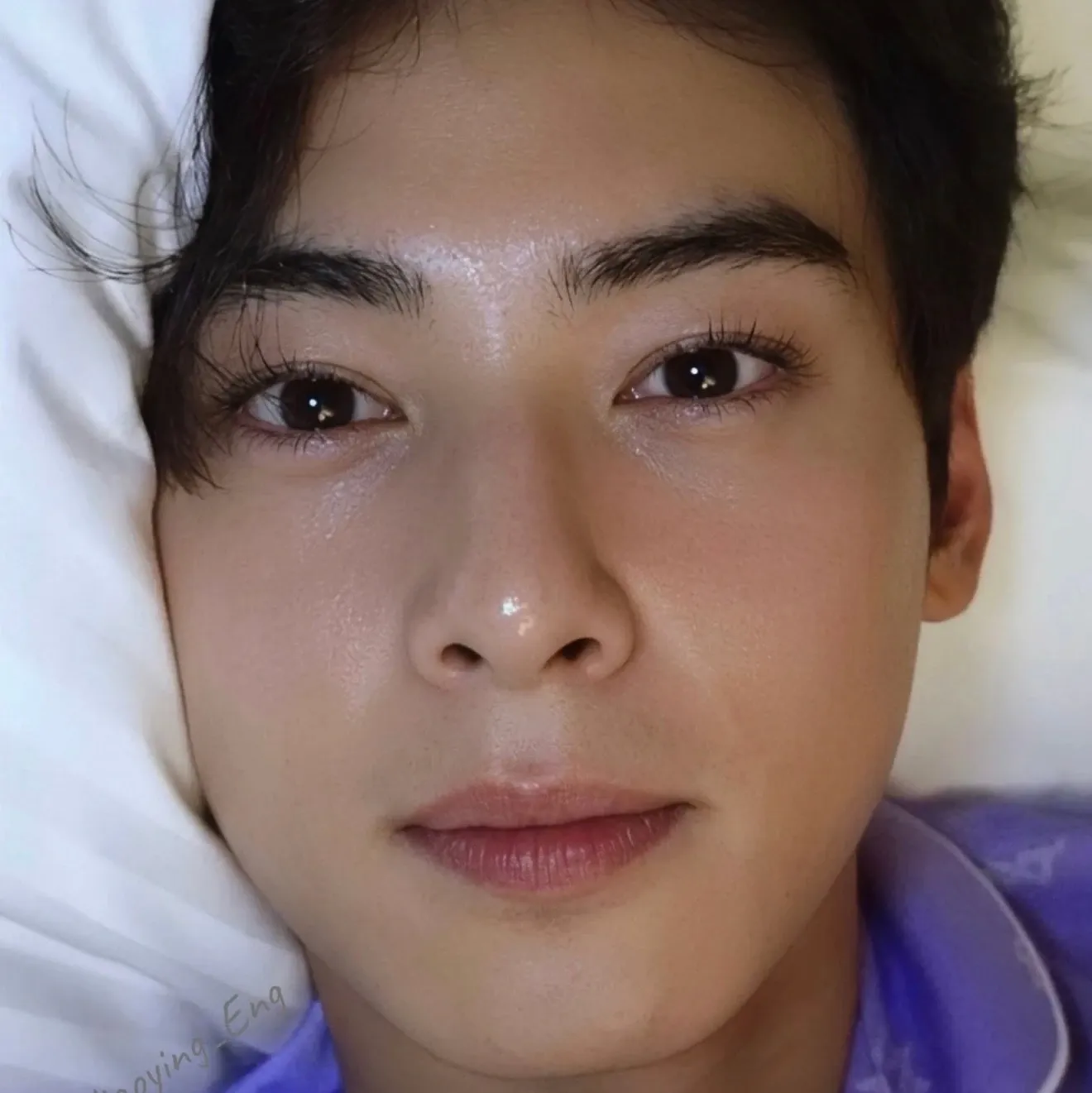 A moment captured by a fan of Cha Eunwoo