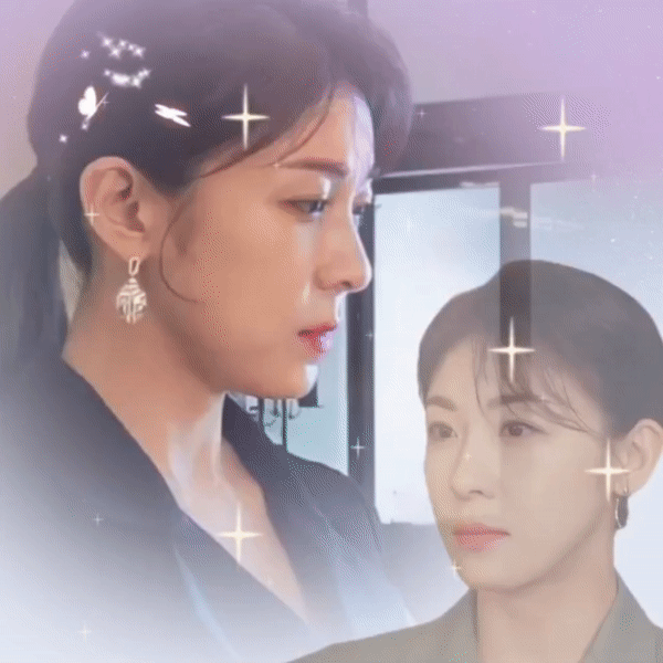 Behind-the-scenes cut of Ha Jiwon
