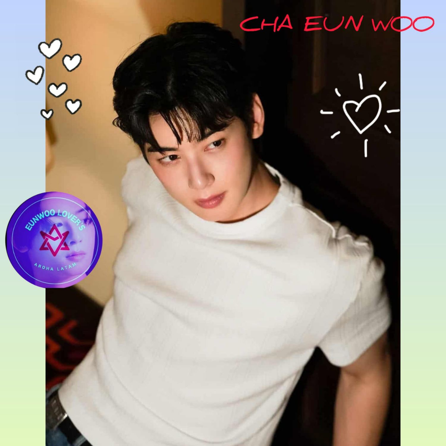 A moment captured by a fan of Cha Eunwoo