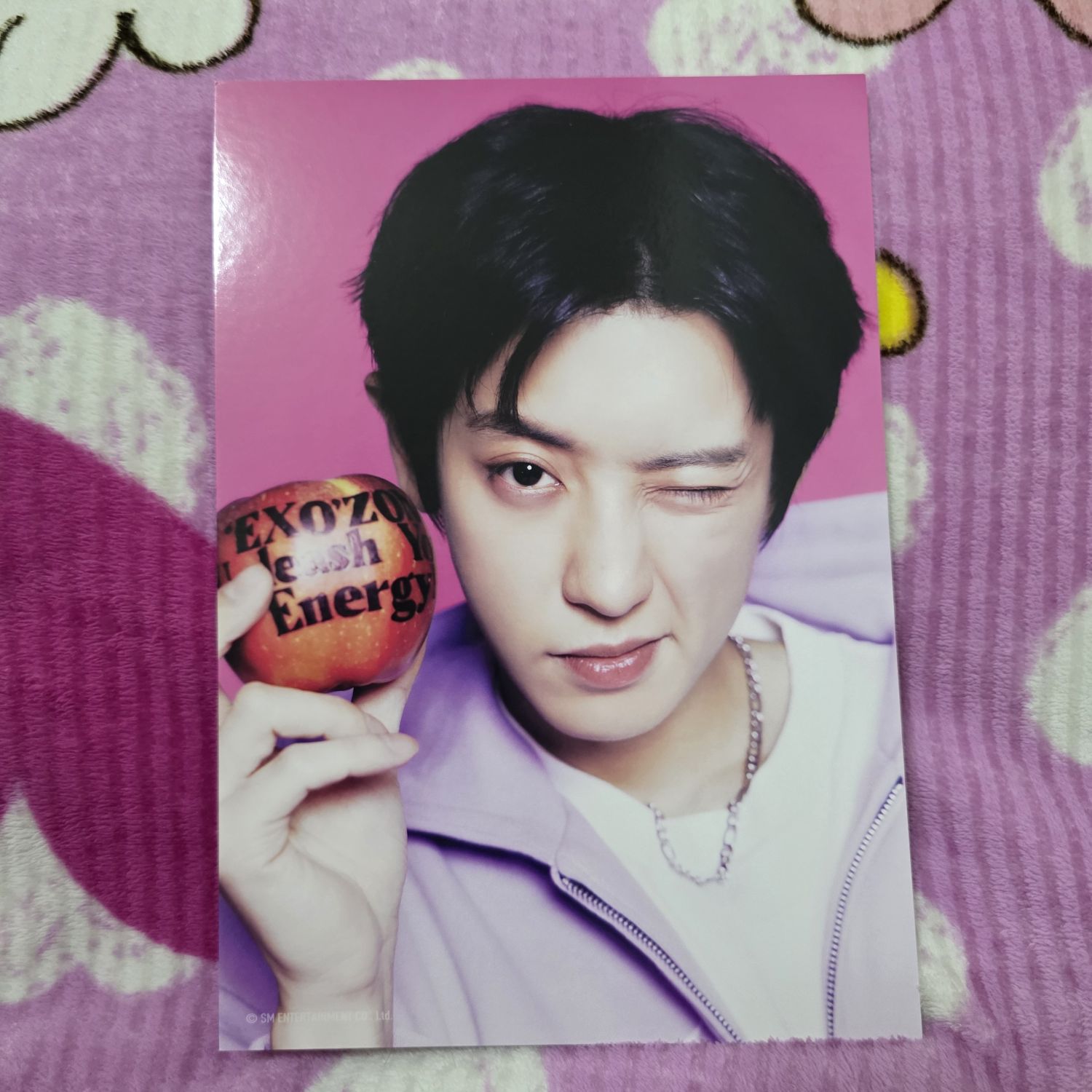 Behind-the-scenes cut of Chanyeol