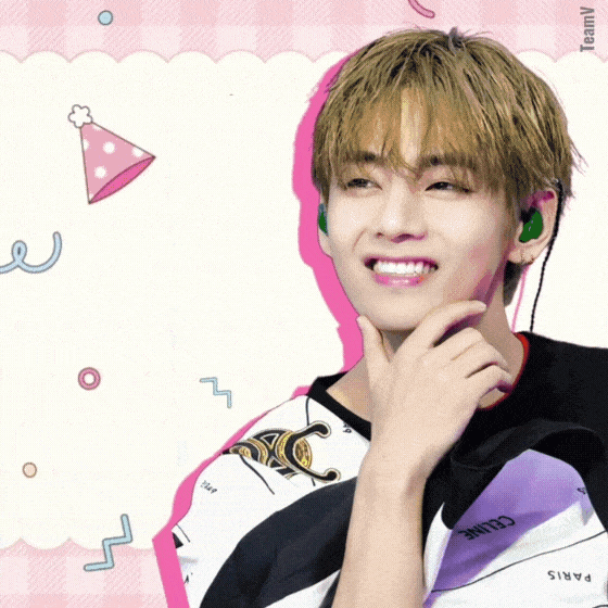 Recent activity shot of Kim Taehyung (V)