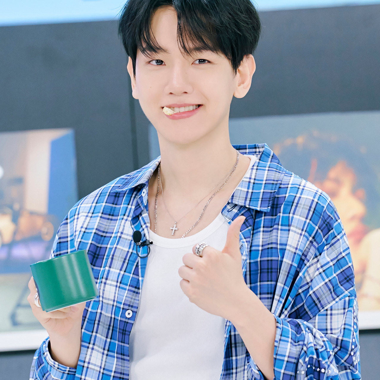 Recent activity shot of Baekhyun