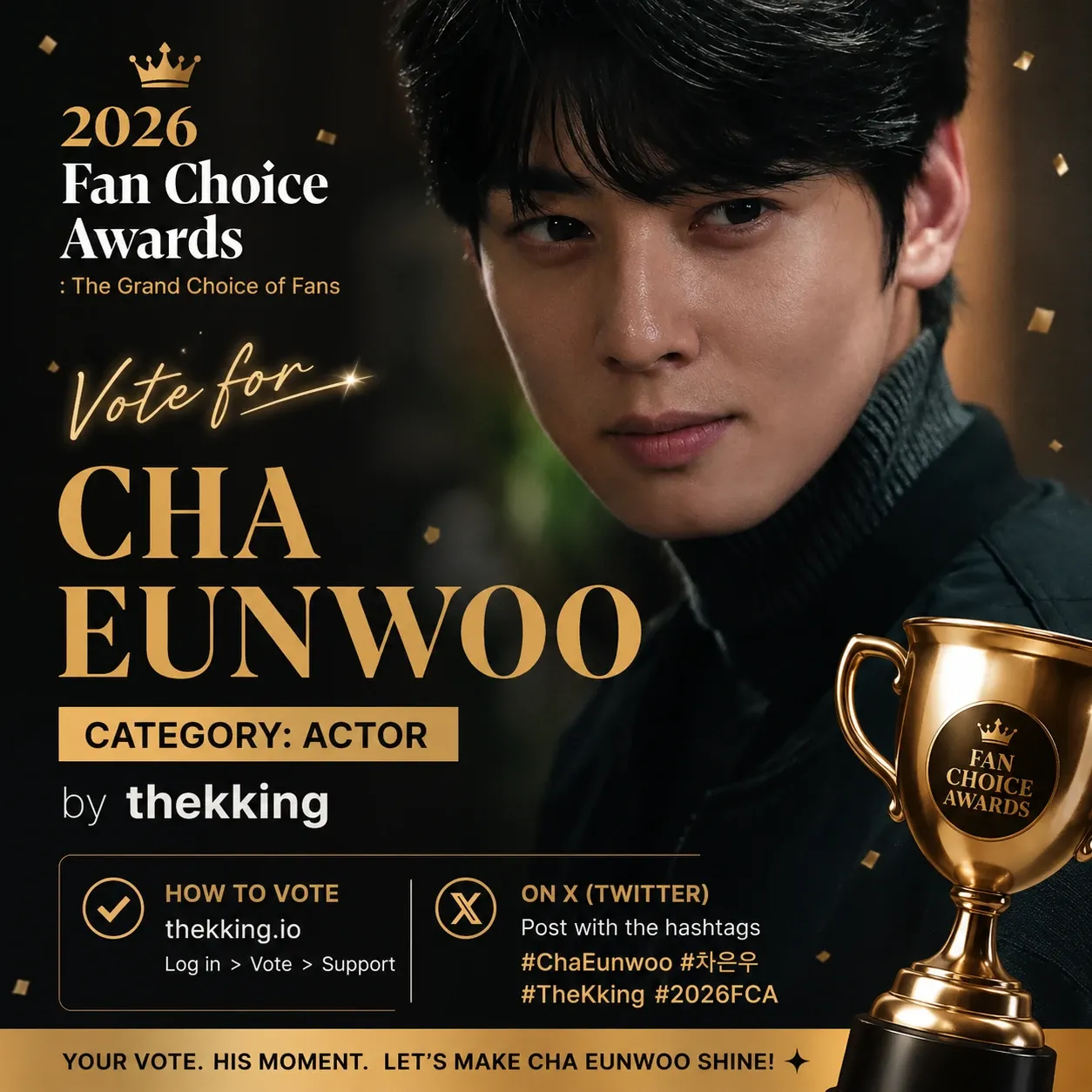 Behind-the-scenes cut of Cha Eunwoo